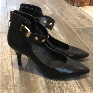 Sexy gold studded BCBG pump